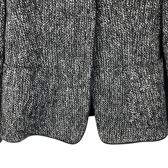 ARMANI COLLEZIONI TWEED SEQUIN BUTTON DOWN NOTCH COLLAR BLAZER JACKET - Picture 9 of 15